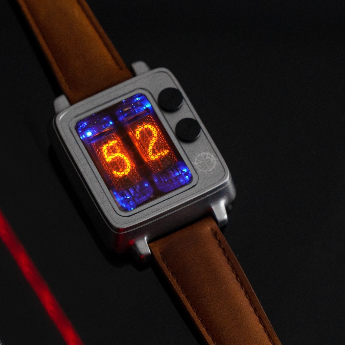 New NEONWORKS BTF NIXIE TUBE WATCH Retro Timer WristUp Aluminum