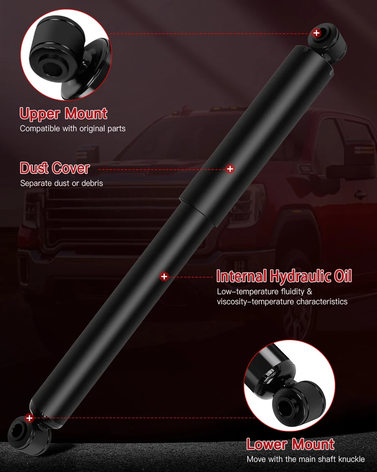 Juego completo amortiguadores delanteros traseros puntales amortiguador para 2002 03 04 05 06 2007 Saturn Vue Foto 4 de 4