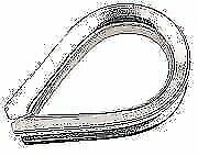 SEA DOG CORPORATION Thimble 5/32" Stainless Steel Heavy Duty