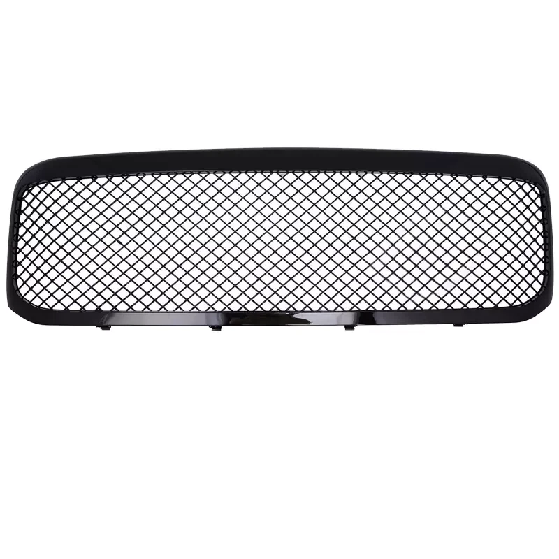 Parachoques delantero negro brillante malla para Ford F-250 F-350 Super Duty 1999-2004 Foto 4 de 4