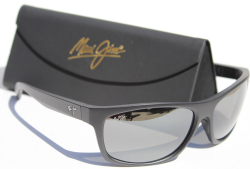MAUI JIM Tumbleland POLARIZED Sunglasses 770-2M Black/Neutral Gray Italy NEW