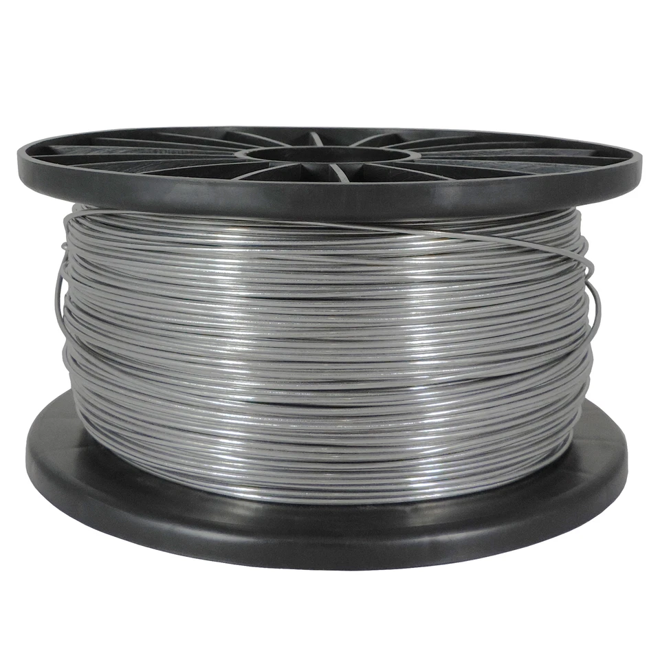 FENCEMASTER Aluminiumdraht Glattdraht Aludraht Ø 2,0 mm - 400 m, Draht aus Alu für Weidezaun