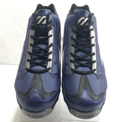Mizuno Baseball Spikes Men\'s 16 Pro Blue Leather - New Mizuno Baseball Spikes Men main image 4