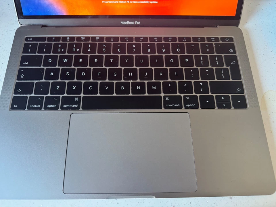 apple macbook pro 2018 13 inch, screen damaged but laptop functions fine  - Image 3 of 4