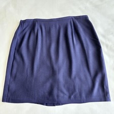 Lane Bryant Designs Collection Plus Sze 28 Purple Violet Plum Short Pencil Skirt
