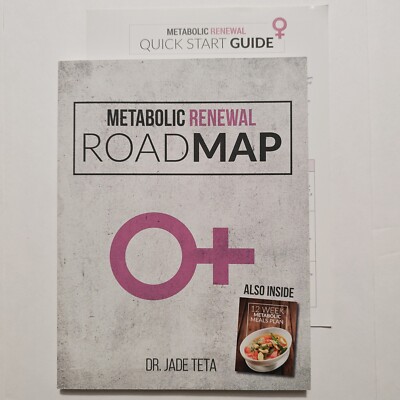 Metabolic Renewal Road Map Dr Jade Teta (2017) Metabolic Living Book - Brand NEW