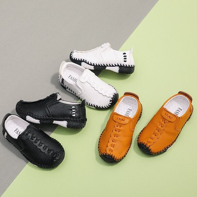 Kids Boys Loafers School Casual Boat Slip On Loafers Shoes(Toddler/Little Kid)