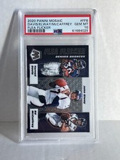 2020 PANINI Mosaic PSA 10 FLEA FLICKER BRONCOS JOHN ELWAY