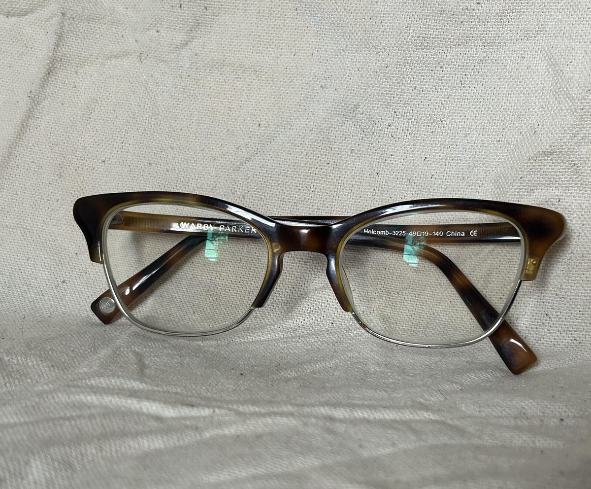 Warby Parker HOLCOMB 3225 Eyeglasses Tortoise Cat Eye Frame  display picture 1