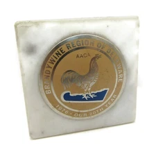 AACA Antique Automobile Club Brandywine Delaware 1976 Marble w/ Metal Badge