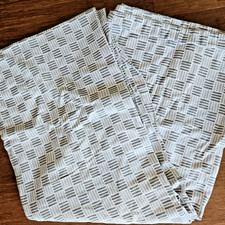 Ikea Silverfryle Twin Duvet Cover Gray White Geometric 100 Cotton