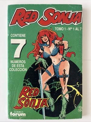 Marvel Feature Red Sonja, TPB Spanish Edition  1-7.  VF. Rare, HTF. C Pix, Notes