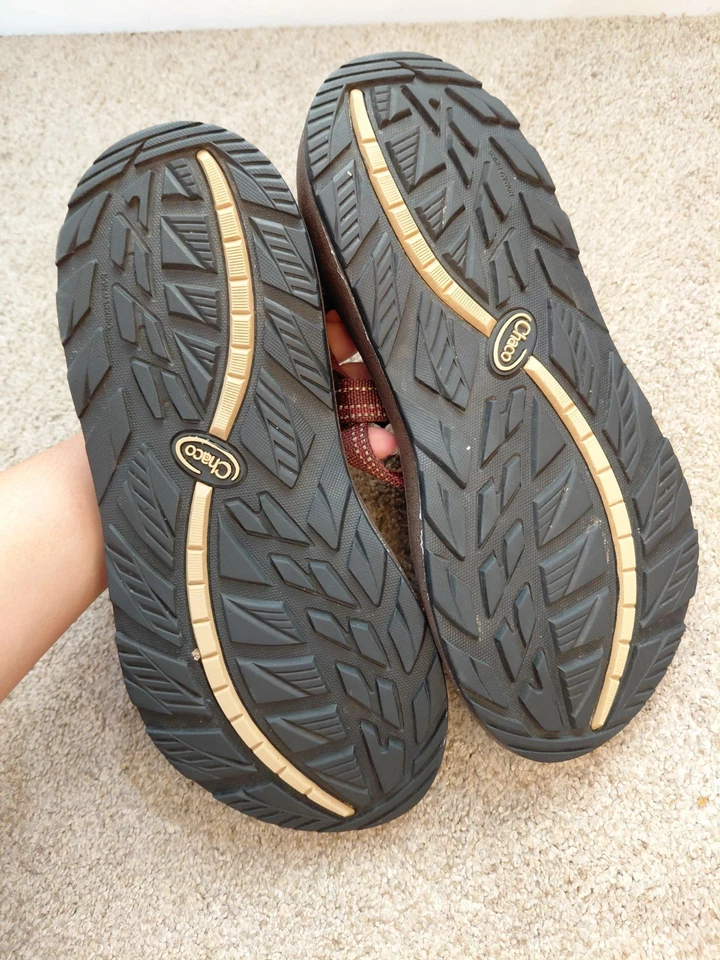 CHACO Z2 经典运动男式 10 码棕色户外徒步凉鞋 — 第 3/4 张图片