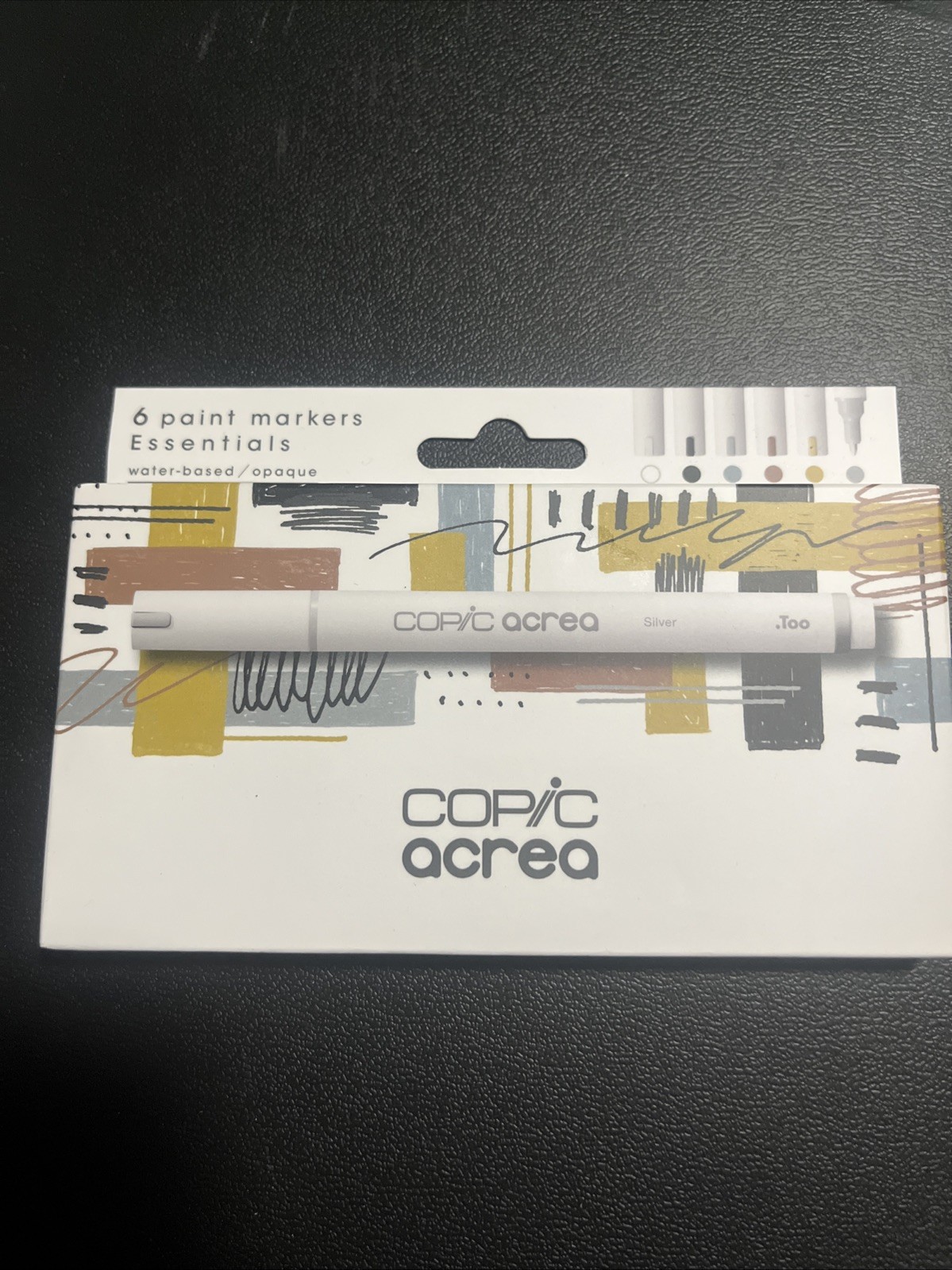 Too Copic Acrea Opaque Water-Based Marker 6 color Set 【NAT