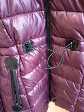 Damen Steppjacke lila kurz mit Kapuze  passt ...