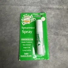 Vintage sweet breath spearmint spray concentrate NOS new sugar-free long lasting