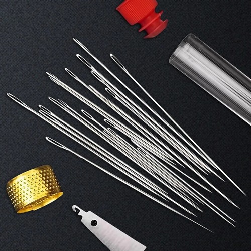 31/34/37PCS Sewing Tool Set,Needles Thread Hand Repair Tools,Portable Sewing Kit - Picture 8 of 12