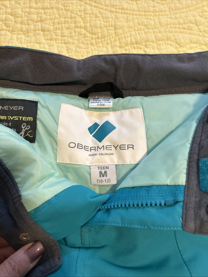 Calças de neve Obermeyer meninas adolescentes 10-12 - Imagem 3 de 4