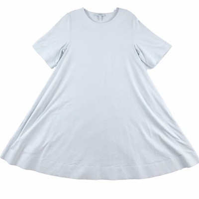 cos a line short sleeved shirt dress A-LINE MINI SHIRT DRESS - NAVY