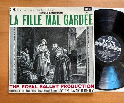 SXL 2313 WB La Fille Mal Gardee Lanchberry NEAR MINT Decca ED3 Wideband