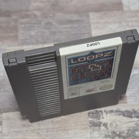 Loopz (Nintendo NES) Complete in Box CIB Authentic Tested 