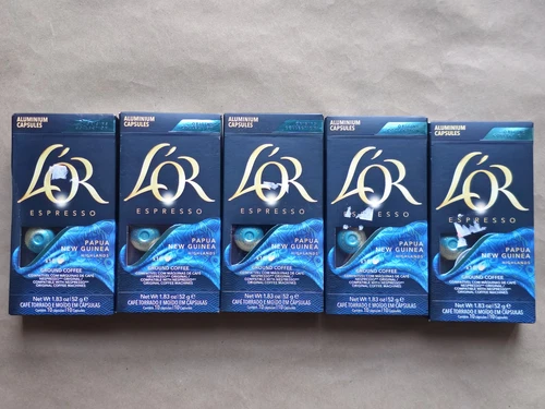 L'OR Espresso Pods Single Cup Aluminum Coffee Capsules Papa Guinea 2pk-image