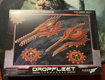 Hawk Wargames Dropfleet Commander Shaltari Tribes Cruisers Unpainted HDF-33002