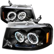Spec-D Tuning 2LHP-F15004JM-TM Halo LED Projector Headlights for 04 to 08 For...
