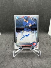 2025 Bowman Draft Josiah Hartshorn Chrome Prospect Auto #CPA-JHA (AU, RC) Cubs