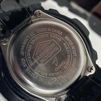 G-SHOCK MULTI BAND 腕時計　5230 JA Casio G-SHOCK 5230 JA Multi Band Solar Black Blue Digital
