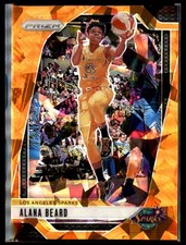 2024 Panini Prizm WNBA #85 Alana Beard Ice Orange Prizms Los Angeles Sparks