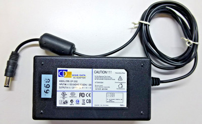 Ming Data CP1250 Netzteil 12V= 5A 60W  Hohlstecker 5,5mm*2,5mm AC Adapter