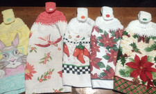 Crochet Top "Full" Hanging Kitchen Towel CHOICE: SEE NOTE