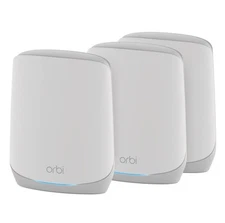 NETGEAR Orbi RBK753P Tri-Band WiFi 6 Mesh System Router + 2 Satellites