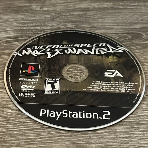 Need for Speed Most Wanted PS2 Disc Only PlayStation 2 Tested Racing Some Wear