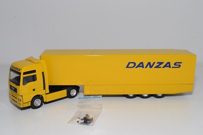 A88 1:50 CONRAD SCALE ART MAN M.A.N. LKW MIT ANHÄNGER TANZT NEUWERTIG SELTEN!