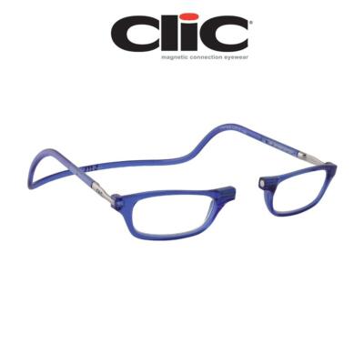 Magnetische Lesebrille Clic Classic Blue Hoya Lens 100% Authentic Clic Pr