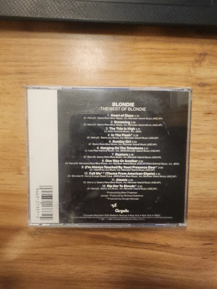 The Best of Blondie by Blondie (CD, Jul-1989, Chrysalis Records) Foto 2 de 3