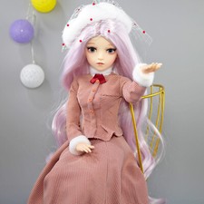 1/3 BJD Doll Toy 24 inch Female Doll with Clothes Shoes Wigs Full Set Elegant