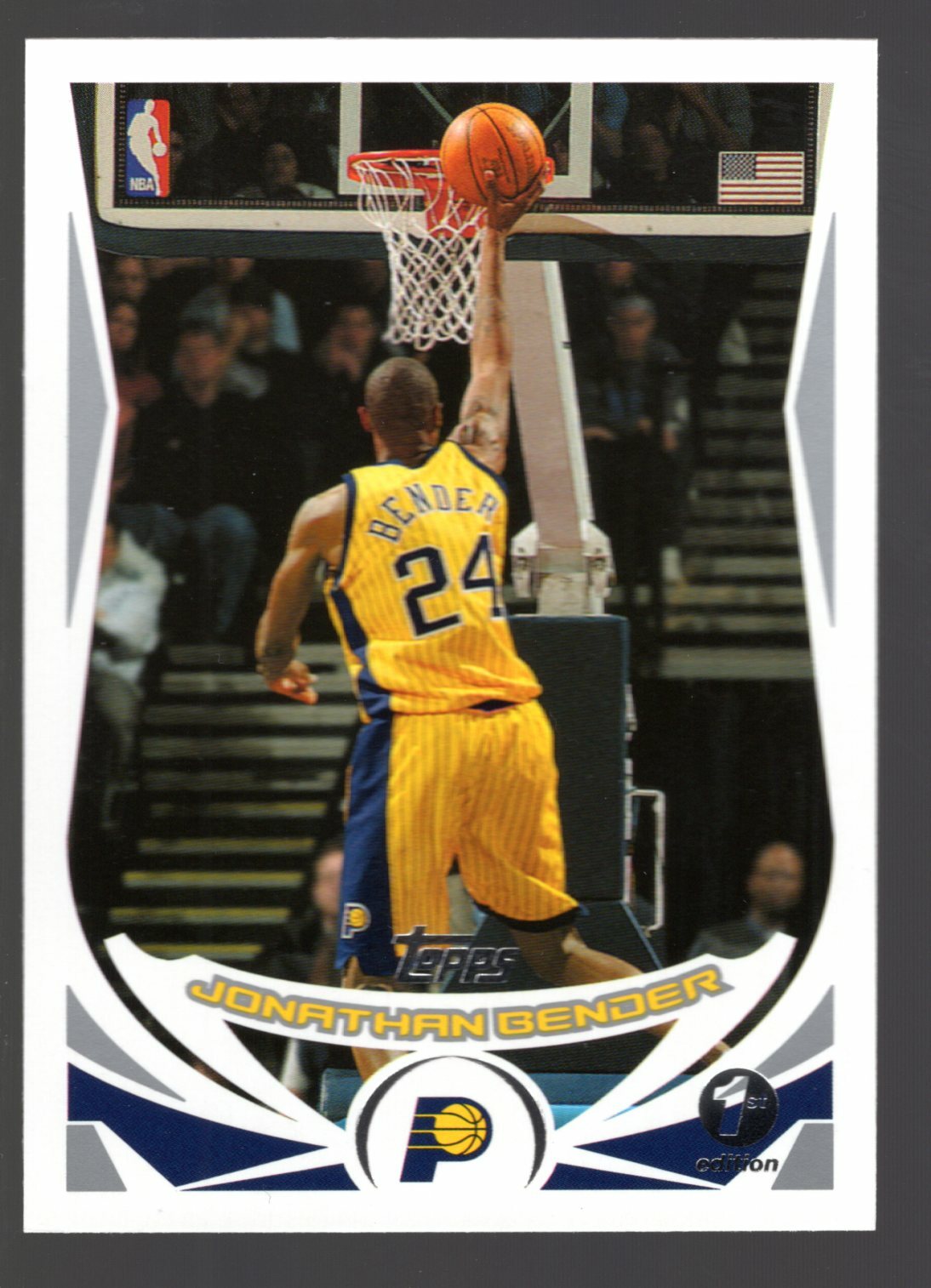 2004-05 TOPPS 1ST EDITION JONATHAN BENDER CARD #160 **NM-MT**  INDIANA PACERS