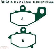 Brake pads EBC FA192V V-PAD set on 1 disk