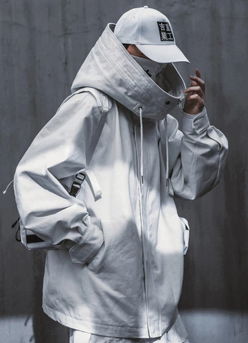 Niepce i-Tech Techwear Jacket Urban Streetwear Asian Hip Hop Funnel Hoodie image 10