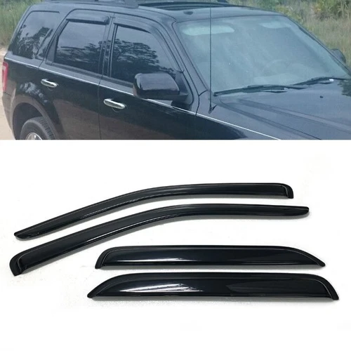 Set of Window Visors Sun Vent Shade Rain Guards Fit for Ford Escape 2001-2012