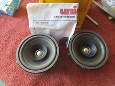 UNICARS 1-54.104 PAIR OF SPEAKERS DASHBOARD 25W VW GOLF II MK2 FROM 1993