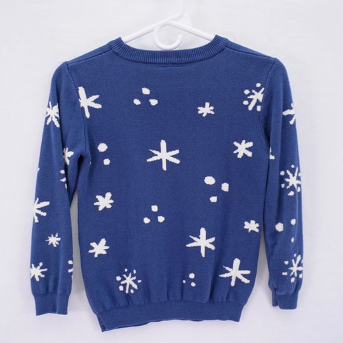 Disney Blue Christmas Mickey Goofy Donald Duck Sweater Boys Unisex 5/6 - Picture 5 of 7