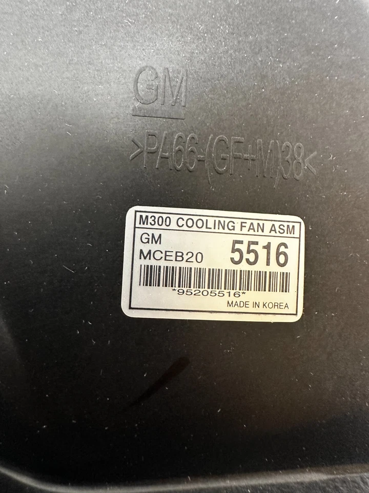 Вентилятор охлаждения радиатора GM 2013-2015 Chevrolet Spark LS LT 1,2 л в сборе 95205516 - Изображение 4 из 4