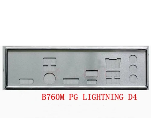 Shield I/O IO Backplate For ASRock B760M PG LIGHTNING D4 Motherboard