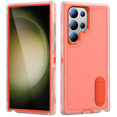 For Samsung S26 Ultra S25/S23+ S24 Case Hybrid Shockproof Hard Back Phone Case