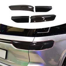 4x Blackened Rear Tail Light Lamp Guard Cover Trim For Jeep Grand Cherokee 2021