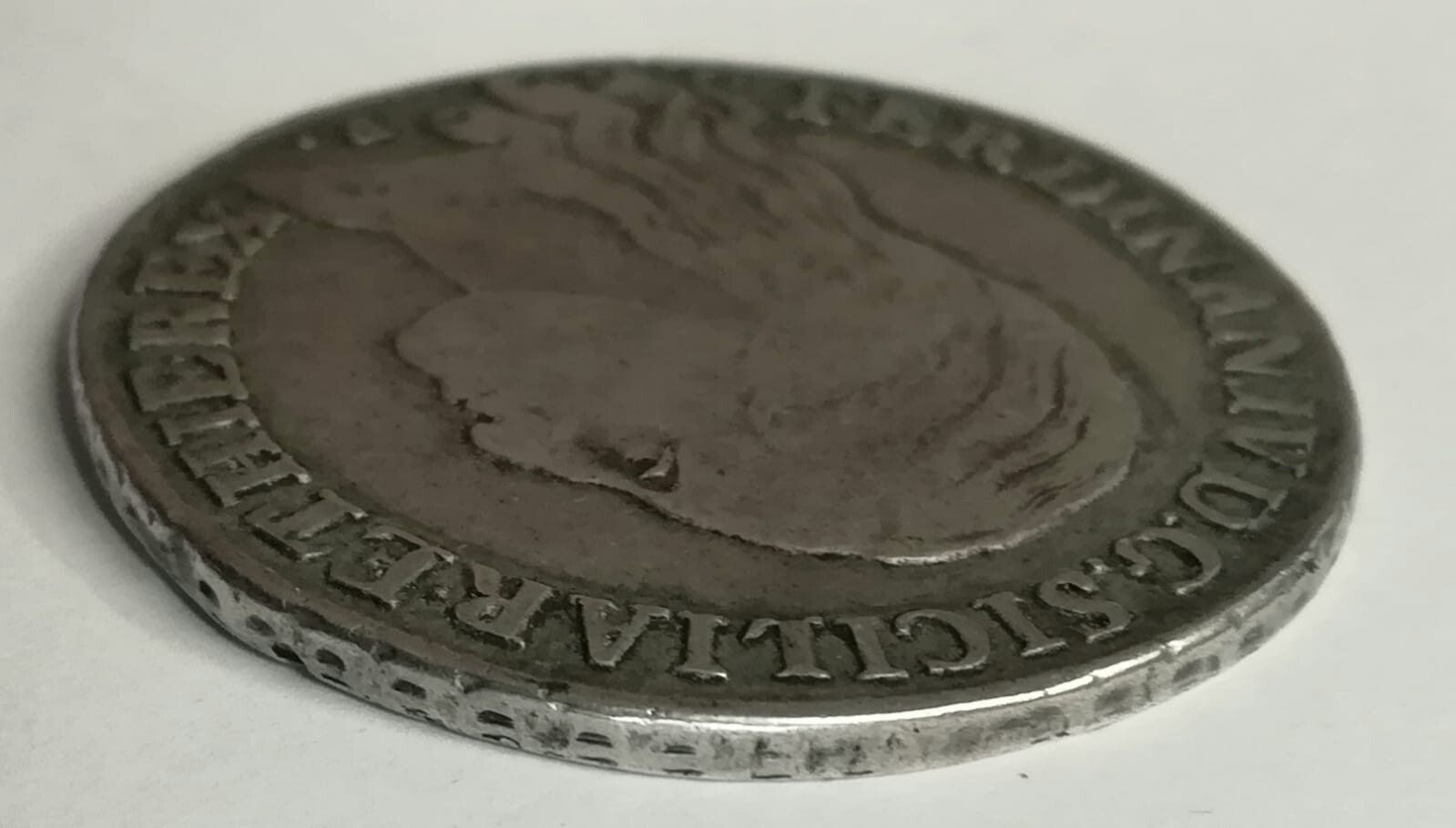 Naples Ferdinand IV Bourbon plate 120 grain 1799 RARE mb/bb